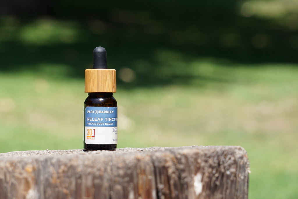 CBD tincture bottle